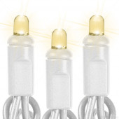25 ft. Stringer - (50) LED Multi-Directional Laser Tip Spots - Warm White